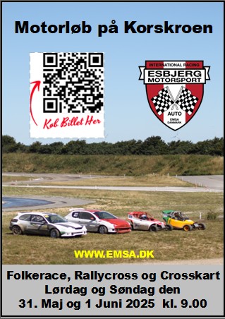 Entre 2.DM i Rallycross, 2.DM i Crosskart og 4.DM i Folkerace på ...